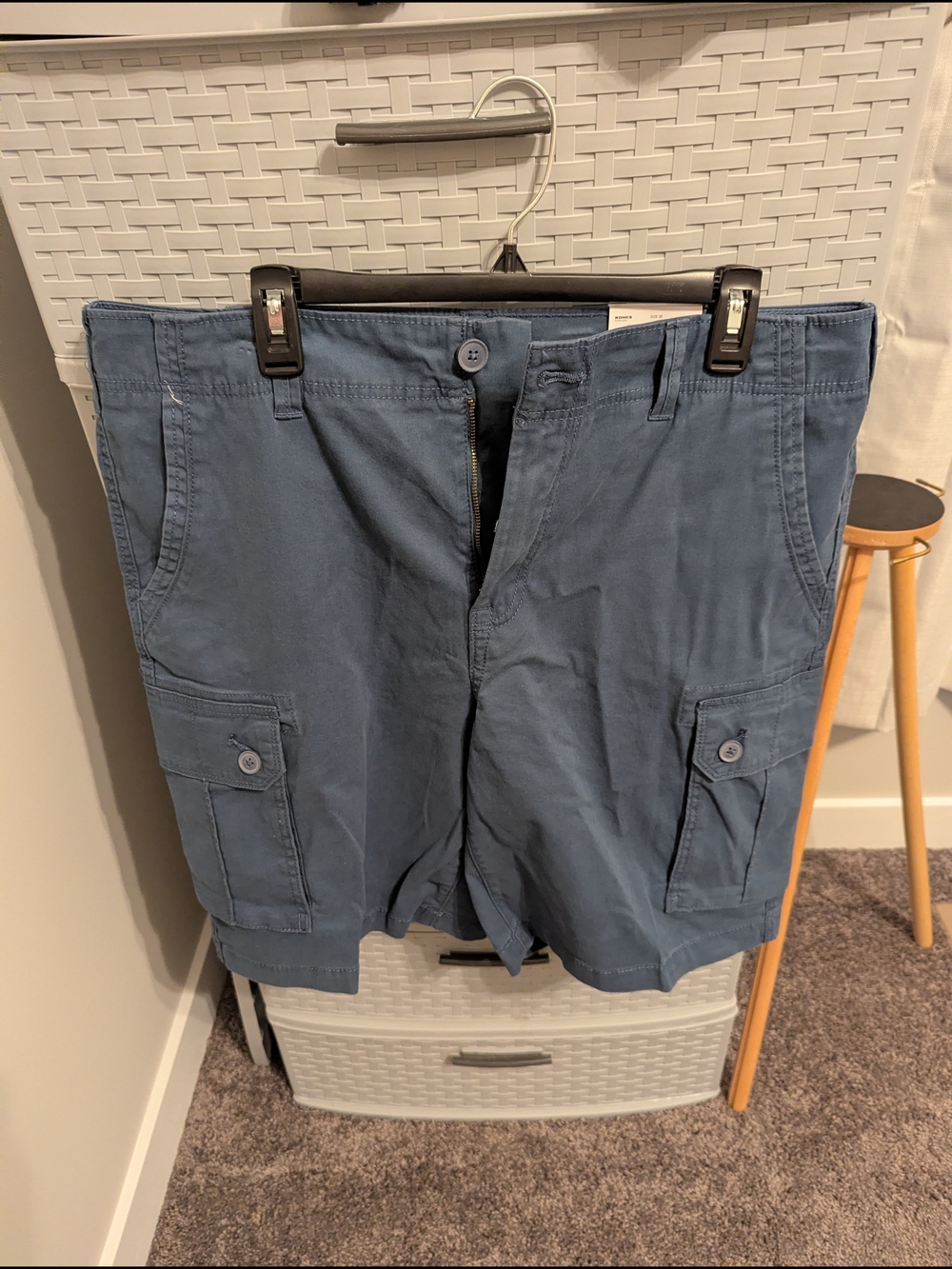 Sonoma Slate Blue Men's Cargo Shorts